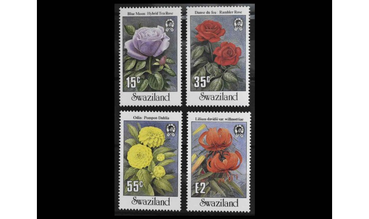 Свазиленд 1987 г. " Цветы"