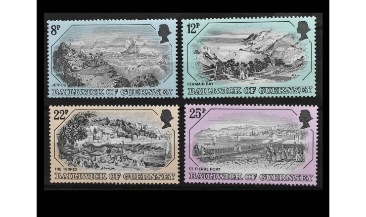 Гернси 1982 г. "Старинные гравюры с Гернси"