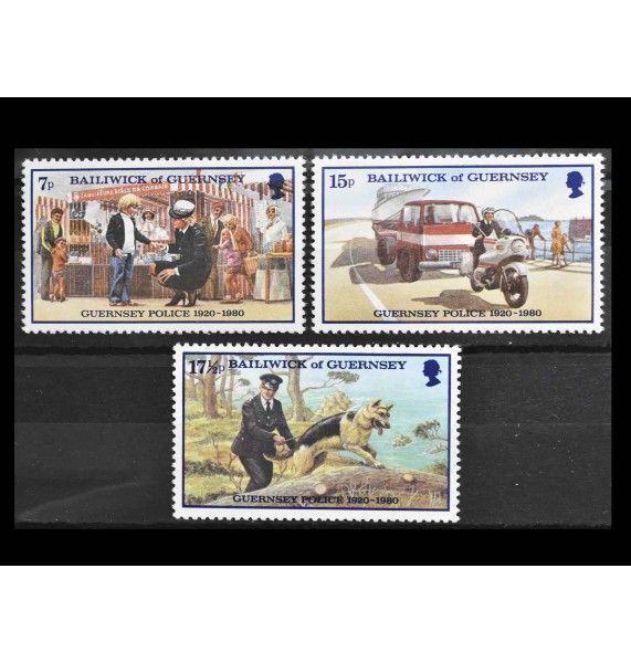 Гернси 1980 г. "60-я годовщина полиции Гернси"