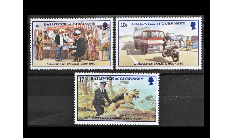 Гернси 1980 г. "60-я годовщина полиции Гернси"