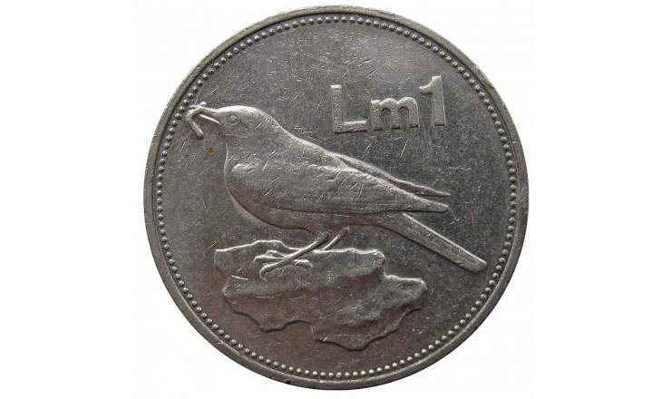 Мальта 1 лира 1992 г.