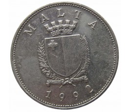 Мальта 1 лира 1992 г.