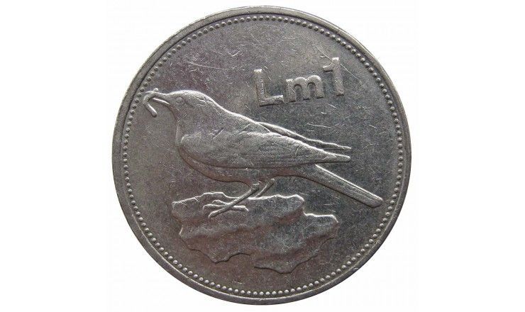 Мальта 1 лира 1991 г. Мальта 1 лира 1991 г.