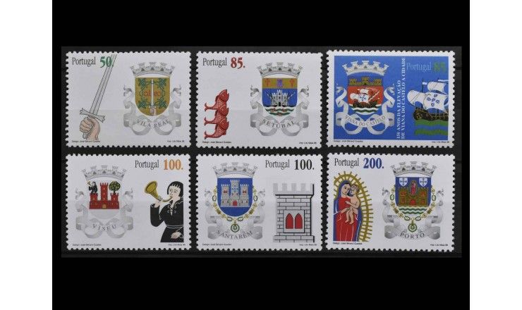 Португалия 1998 г. "Гербы округов Португалии"
