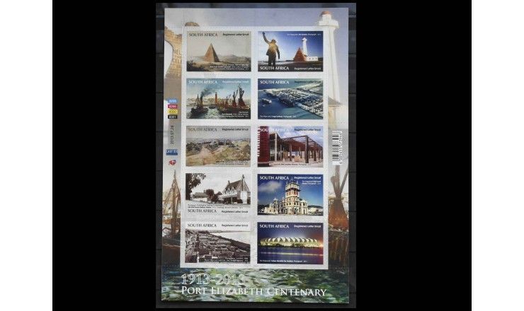 ЮАР 2013 г. "Столетие Порт-Элизабет" (самоклейки)