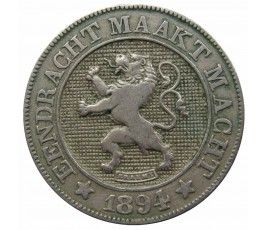 Бельгия 10 сантимов 1894 г. (Der Belgen)