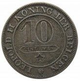 Бельгия 10 сантимов 1894 г. (Der Belgen)