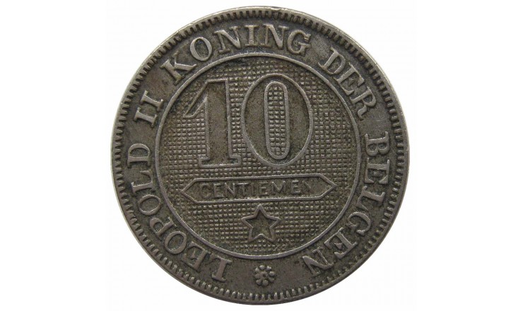 Бельгия 10 сантимов 1894 г. (Der Belgen)