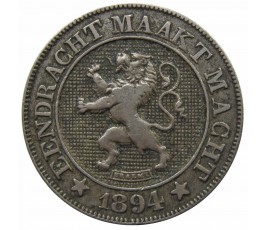 Бельгия 10 сантимов 1894 г. (Der Belgen)