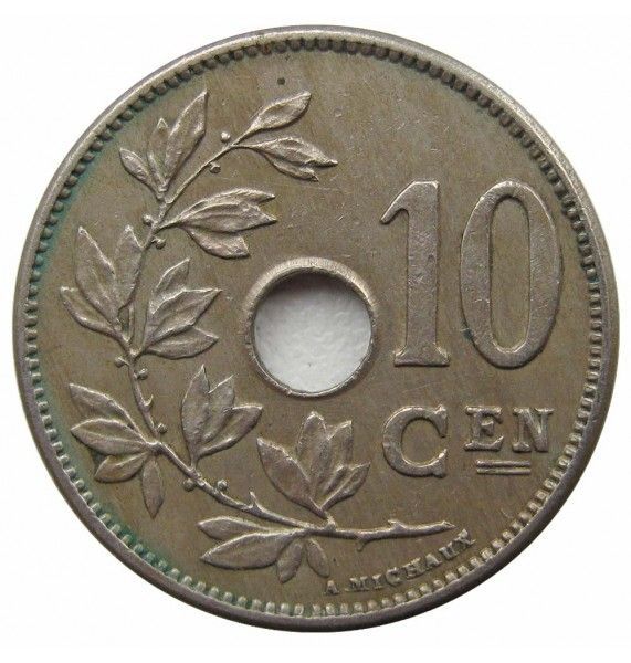 Бельгия 10 сантимов 1905 г. (Belgie)