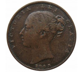 Великобритания 1 фартинг 1843 г.