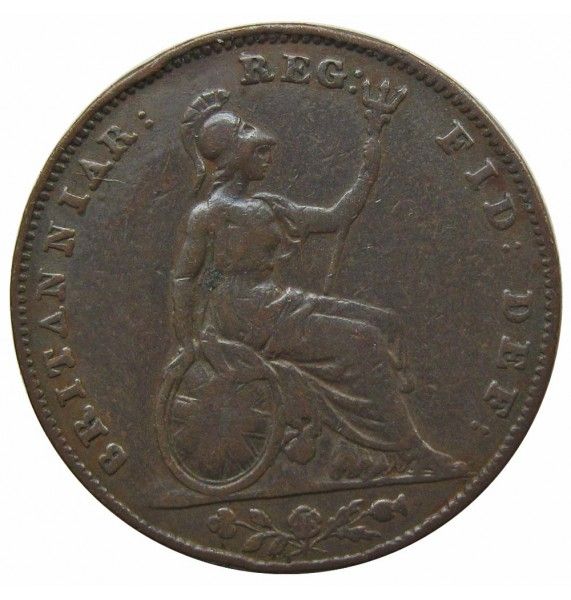 Великобритания 1 фартинг 1847 г.