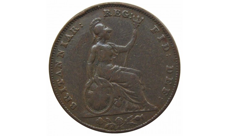Великобритания 1 фартинг 1847 г.