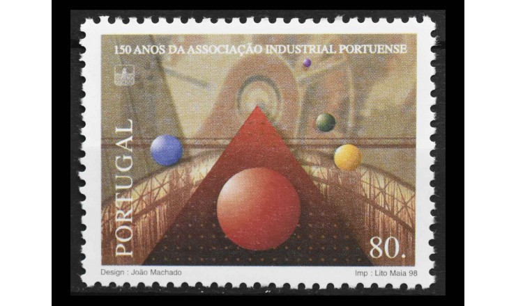 Португалия 1998 г. "150 лет промышленной ассоциации Порту"