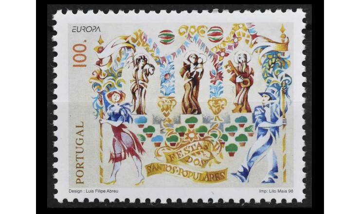 Португалия 1998 г. "Европа: Праздники и фестивали"
