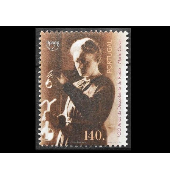 Португалия 1998 г. "100 лет со дня открытия радия, Мария Кюри"