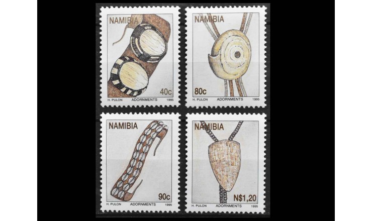 Намибия 1995 г. "Традиционные украшения"
