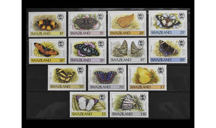 Свазиленд 1987 г. "Бабочки"