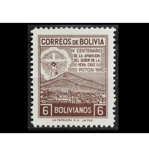 Боливия 1950 г. "Появление распятия в Потоси" Боливия 1950 г. "Появление распятия в Потоси"