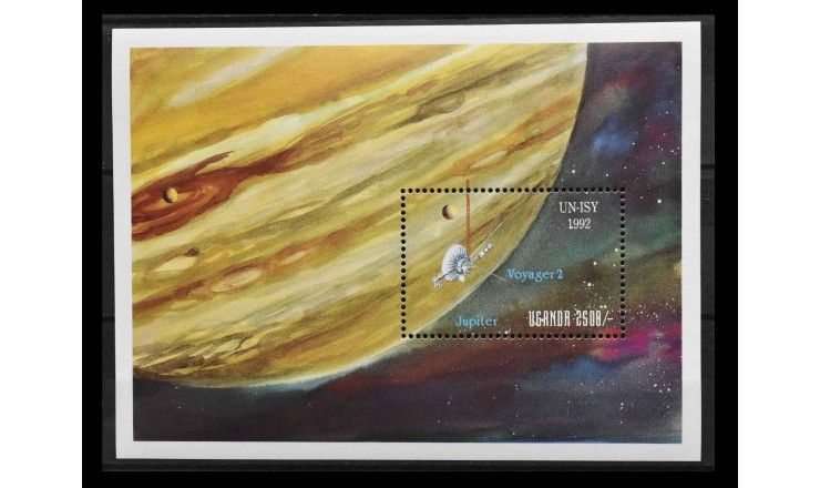 Уганда 1992 г. "Юпитер и "Вояджер-2""