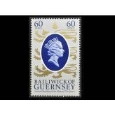 Гернси 1986 г. "Портрет королевы Елизаветы II"