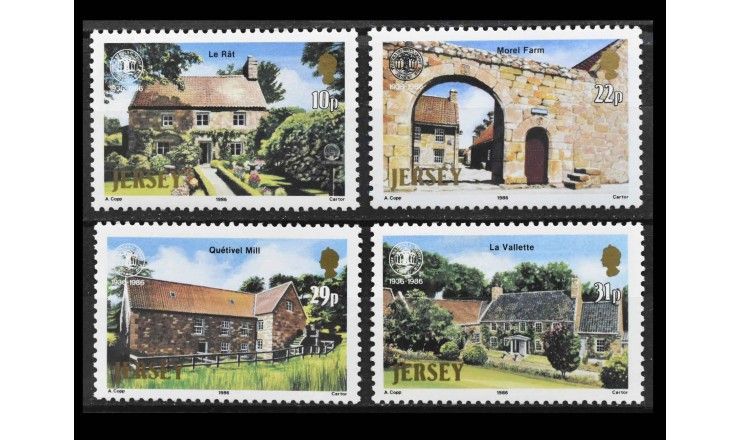 Джерси 1986 г. "50-летие Национального фонда для Джерси"