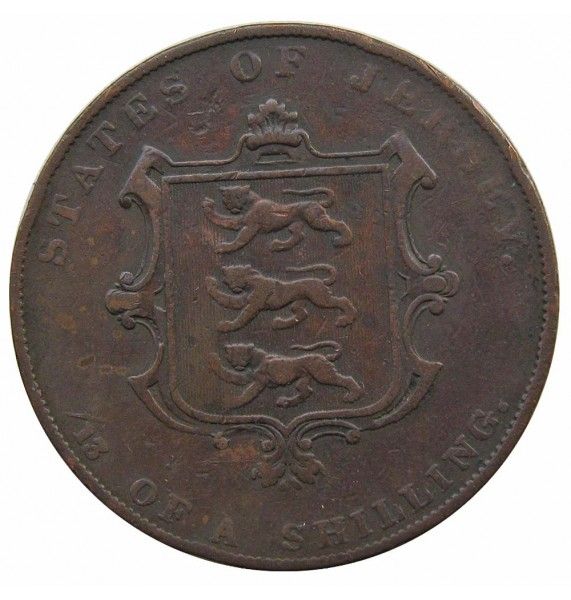 Джерси 1/13 шиллинга 1844 г.