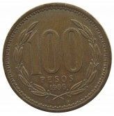Чили 100 песо 1986 г.