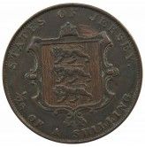 Джерси 1/26 шиллинга 1851 г.
