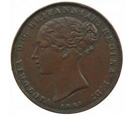 Джерси 1/26 шиллинга 1851 г. Джерси 1/26 шиллинга 1851 г.