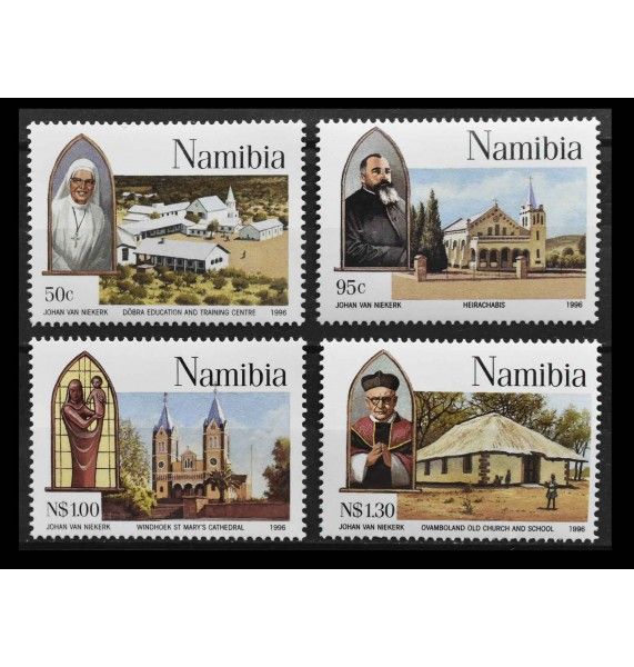 Намибия 1996 г. "100-летие католической миссии в Намибии" Намибия 1996 г. "100-летие католической миссии в Намибии"