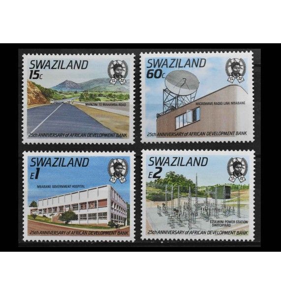 Свазиленд 1989 г. "25-летие Африканского банка развития"