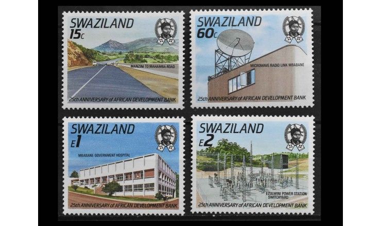Свазиленд 1989 г. "25-летие Африканского банка развития"