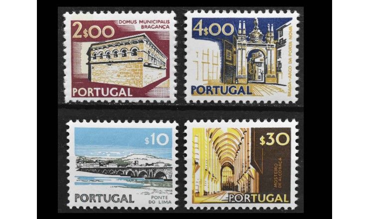 Португалия 1974 г. "Пейзажи и памятники"