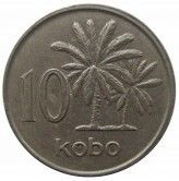 Нигерия 10 кобо 1989 г.