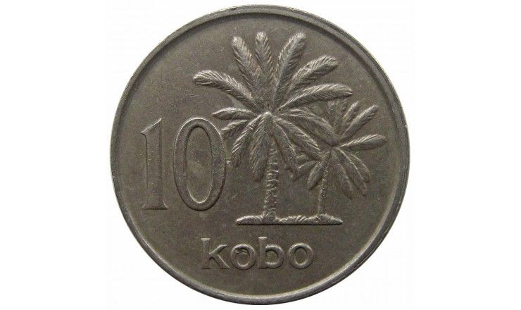 Нигерия 10 кобо 1989 г.