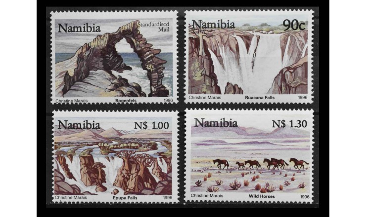 Намибия 1996 г. "Пейзажи"