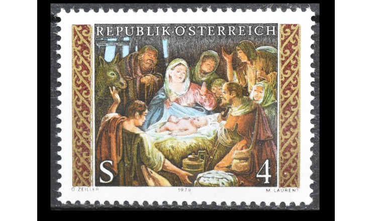 Австрия 1979 г. "Рождество"