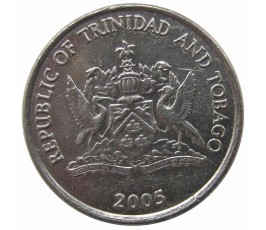 Тринидад и Тобаго 10 центов 2005 г.