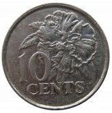 Тринидад и Тобаго 10 центов 2005 г.