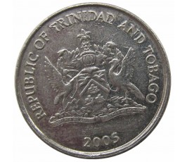 Тринидад и Тобаго 10 центов 2005 г. Тринидад и Тобаго 10 центов 2005 г.
