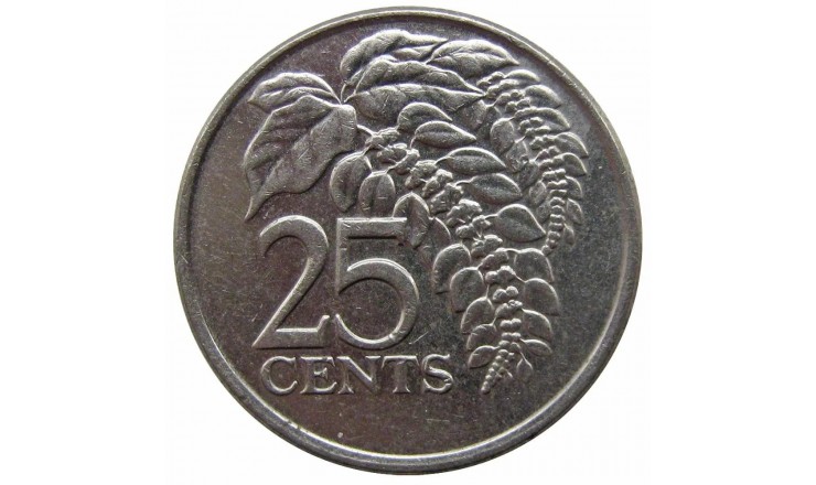 Тринидад и Тобаго 25 центов 2007 г.