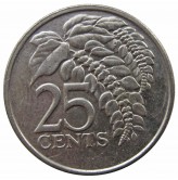 Тринидад и Тобаго 25 центов 2008 г.