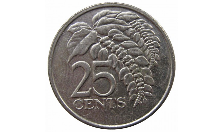 Тринидад и Тобаго 25 центов 2008 г. Тринидад и Тобаго 25 центов 2008 г.