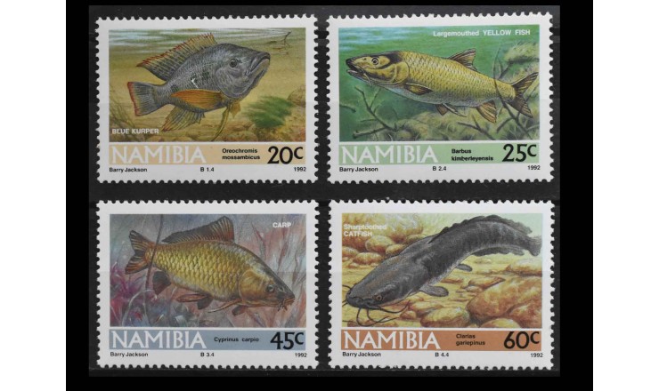 Намибия 1992 г. "Рыбы"