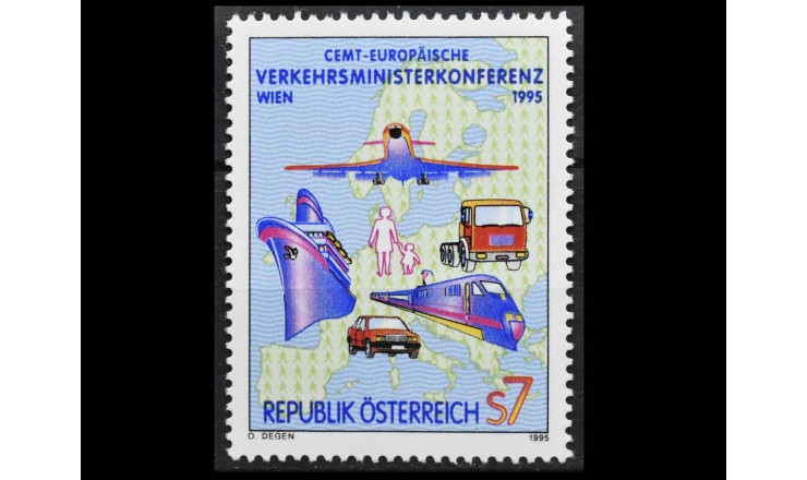 Австрия 1995 г. "Конференция европейских министров транспорта" 