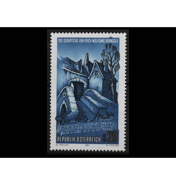 Австрия 1997 г. "Эрих Вольфганг Корнгольд, 100-летие со дня рождения" Австрия 1997 г. "Эрих Вольфганг Корнгольд, 100-летие со дня рождения"