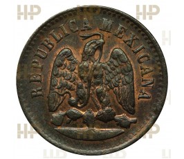 Мексика 1 сентаво 1890 г. Mo