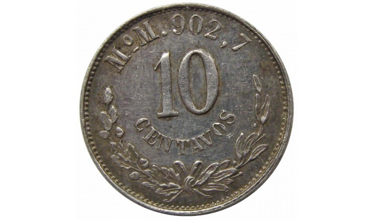 Мексика 10 сентаво 1889 г. МоМ