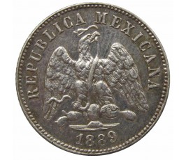 Мексика 10 сентаво 1889 г. МоМ